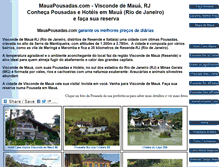 Tablet Screenshot of mauapousadas.com